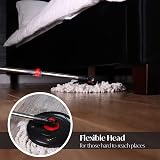 DIVCHI Microfiber Spin Mop and Bucket Set, Red/Gray, 45in Telescopic Handle view 2