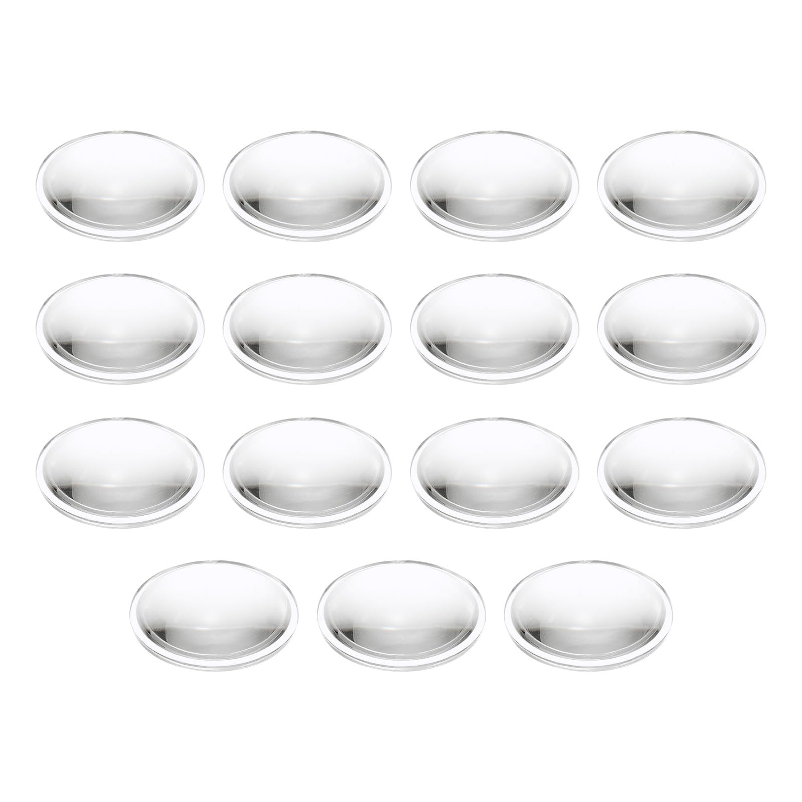 Photo 1 of PATIKIL Diameter 35mm Flat Convex Lens, 15 Pcs Height 8mm Acrylic LED Optical Convex Condenser Lens with Edge for Flashlight Car Bike Head Lamp Spotlight, Transparent