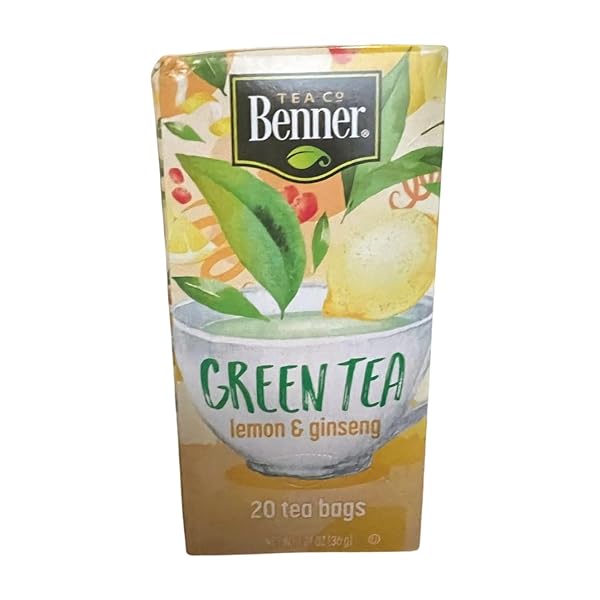 TEA CO BENNER HERBAL TEA BLENDS GIFT SET, CHAMOMILE, LEMON GINSENG, EARL GREY, 3 FLAVORS, CRAFTED FOR RELAXATION