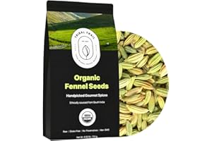 Tribal Trail Fennel Seeds Organic | 4.02 oz | USDA Organic & Non-GMO | Indian Origin | Recyclable Kraft Bags | Best for Tea, Smoothies & Cooking