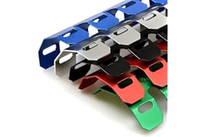 BADASS SHARKS Universal Motorcycle Heat Shield Pipe Shield Motorcycle Guard Muffler for Yamaha Motorcycle Pipe Cover Protector for Suzuki Kawasaki BWM