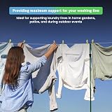ACCURATE 2.4M Extending Washing Line Prop Pole - Heavy Duty with G Hook view 4