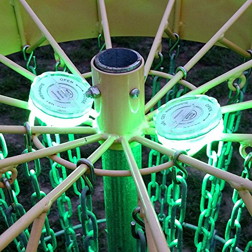 GlowCity LightUp Disc Golf Set 3 x LED GlowinTheDark Discs