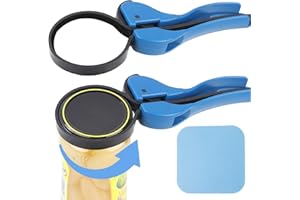 LGAQCOX 2 Pcs Jar Opener, jar opener for Weak Hands with Retractable Adjustment Design, Jar Lid Opener Tool for Weak Hands, L
