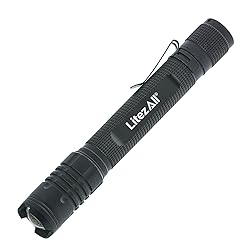 LitezAll 280 Lumen Tactical Flashlight and Pocket