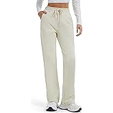 Tallemon Tall Womens 32"/34"/36" Inseam Fleece Lined Sweatpants Straight Leg Thermal Casual Lounge Sweat Pants