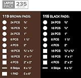X-Protector Felt Furniture Pads 235 pcs Premium Floor Protection Brown/Black view 5