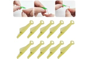 Fish Mouth Sewing Machine Needle Threader, Easy to Use Needle Threaders Tool, Auto Needle Threader for Beginners DIY Apparel 