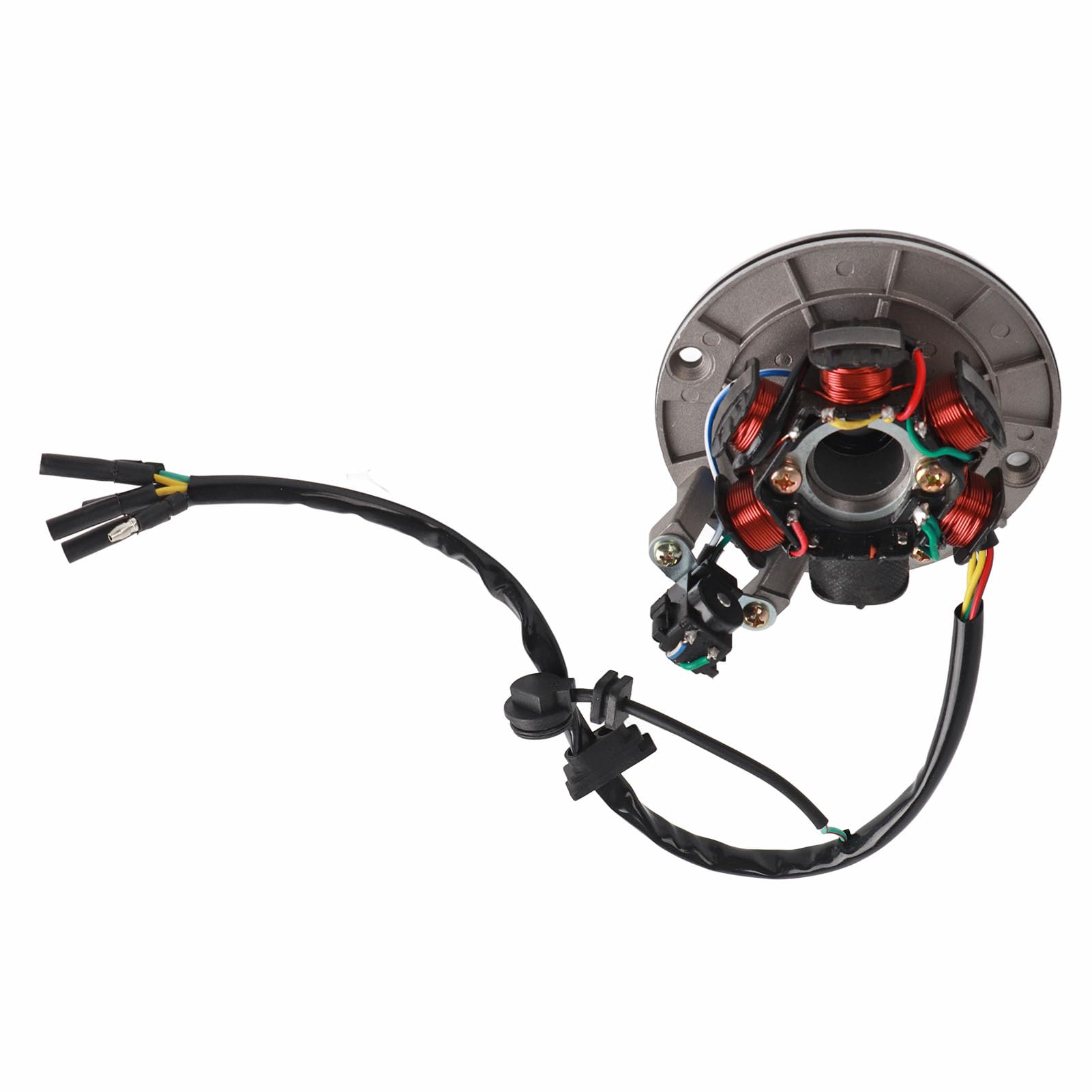 Magneto Stator, Magneto Stator Plate and Coil Fit for LIFAN YX 140cc Kick Start Engine PIT PRO Trail Dirt Bike Ignition Charging Coil Stator Magneto Stator Coil