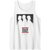 Run DMC Official White Silhouettes Tank Top