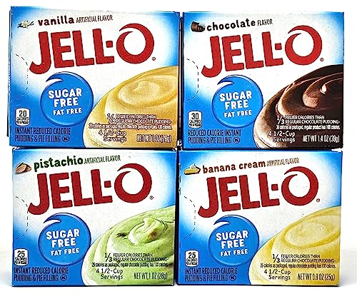 Jell-O Sugar-Free Pudding Flavor Bundle