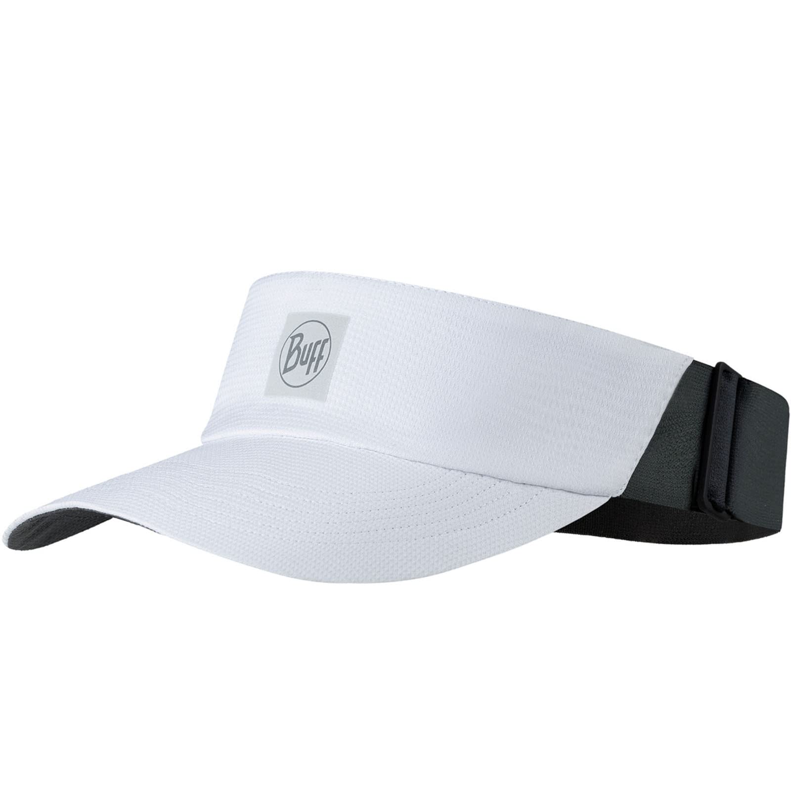 Buff®| Cap Go Visor Man Women Adult Flexible, Adjustable, Visibility, Reflective, Comfortable, Quality, One Size, White