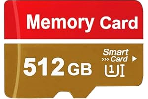 Poxfun Memory Card 512GB, High Speed TF Card Large Storage Memory Carte for Camera/Drone/Monitoring/Computer/Action Camera/Sm