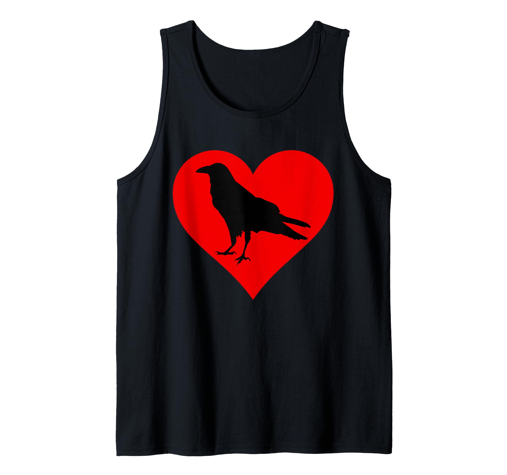 Crow Blackbird I Love Crows Ornithology Bird Design Tank Top