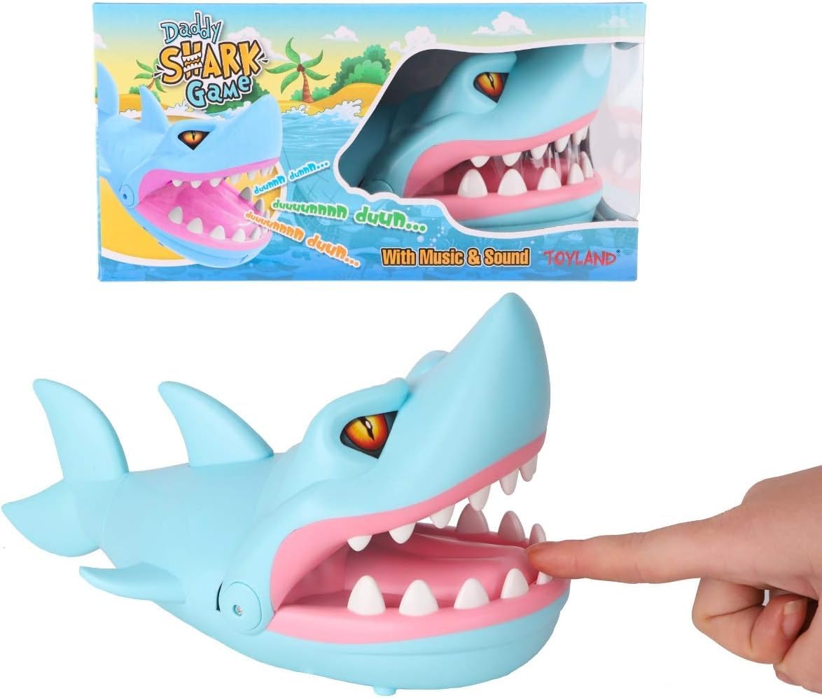 Toyland® Musical Daddy Shark Game - Don't Let The Shark Bite - Family Thrill Games