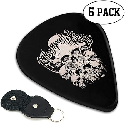 Amazon ギターピックkottonmouth Kings コットンマウスキングス ギターアクセサリー6枚セット 製エレキギター アコースティックギター ベース用ピック 収納ケース付き 練習 楽器 音響機器 楽器