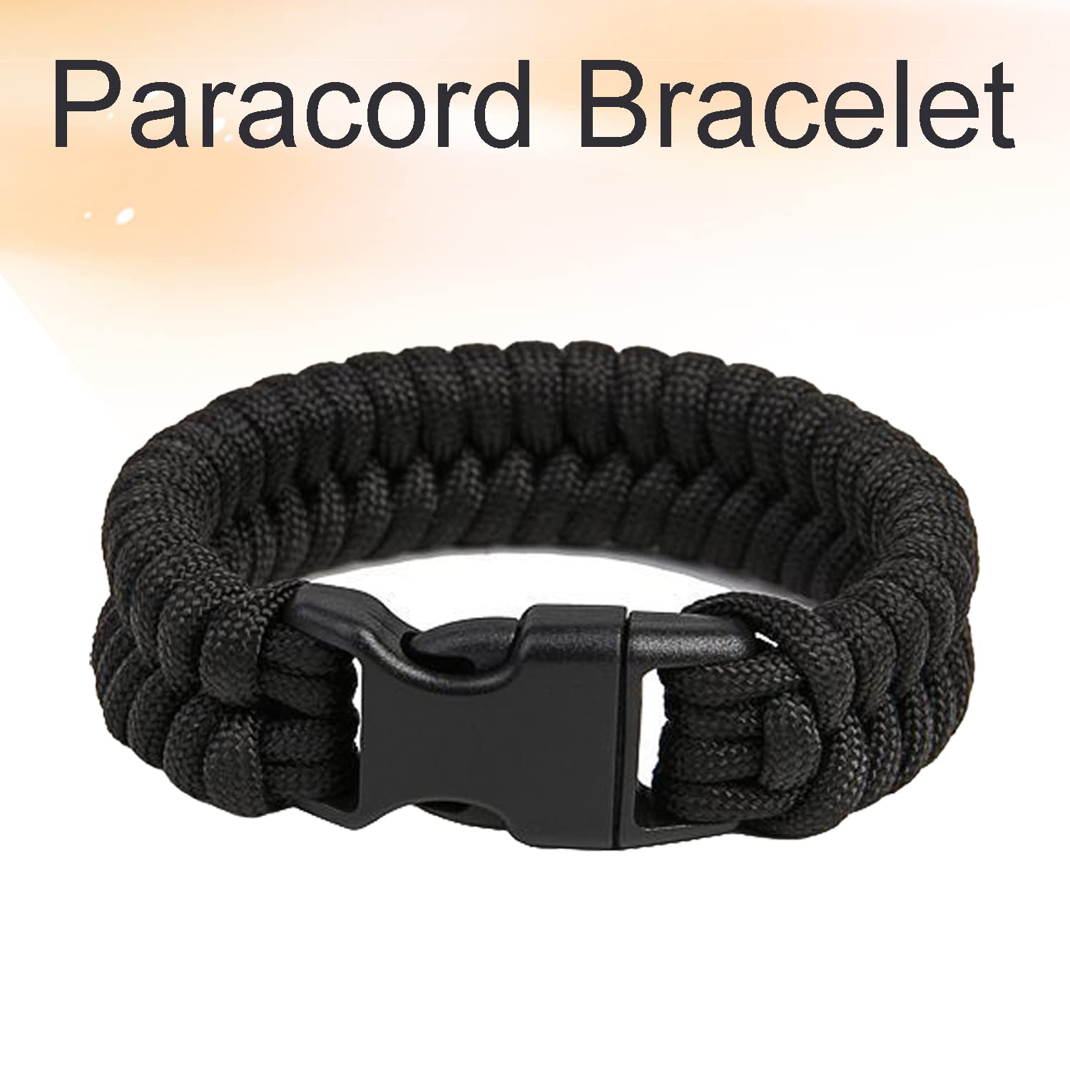 CooBigo 60 Pack Paracord Bracelets Buckles, 5/8, 1/2 and 3/8 Inch Contoured Paracord Buckles, Plastic Side Release Clasp for Parachute 550 Cord Bracelets Clasps Clip Dog Collar Accessories (20 Each)