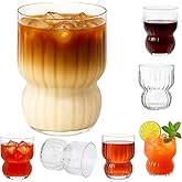 40 Count 12 Ounce ripple Unbreakable Stemless Plastic Wine Cocktail Whiskey Glasses Elegant Durable Disposable Indoor Outdoor Ideal for Home, Office, Bars, Wedding, Holiday, Celebrations, Tasting
