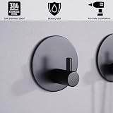 Drenky Self Adhesive Hooks 2 Pack Bathroom Towel Hooks 304 Stainless Steel view 3