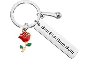 BLEOUK Singer Selen Keychain Bidi Bidi Bom Bom Selen Latin Dance Lyric Gift Singer Fans Music Gift