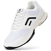 FitVille Extra Wide Pickleball Shoes for Men, Wide Tennis Shoes for Men, Hard Court, Clay Court, Racquetball, Squash, Breathable, Comfortable, Lightweight