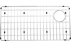 FOLOSEM CTXBG2814 Stainless Steel Bottom Grid,for specific Elkay sink bowls 28-1/4" x 14-1/4" x 1-1/4"Sink Grid,Sink Rack for Bottom of Sink,Kitchen Sink Grid,Sink Protector,Sink Bottom Grid