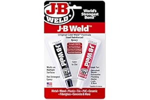 J-B Weld 8265SCAN Original Steel-Reinforced Two-Part Epoxy 2 oz – Cold-Weld Adhesive for Metal and Multi-Surface Repairs