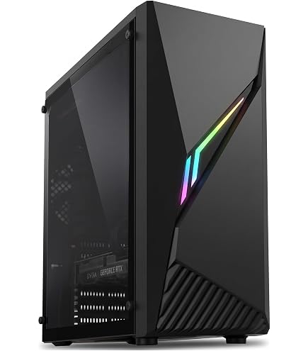 Amazon.com: ZXFF Computer Case, Mid-Tower ATX/M-ATX/ITX-PC Gaming