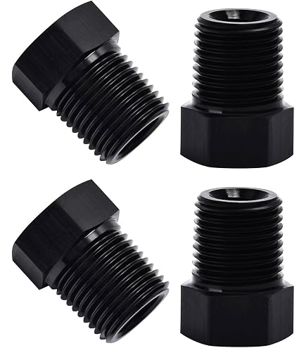 thumbnail image 2 of Performance Plumbing Components 3/8" NPT Black Anodized Aluminum Pipe Plugs - Allen Head - 6 Pack 2 of 5