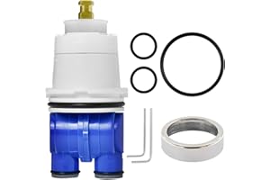 AHENBAL RP19804 Shower Cartridge Compatible with Delta 1300/1400 Series, Shower Faucet Parts Replacement Pressure Balance Cartridge for Delta Monitor Valves 1993-2007（Include RP22734 Bonnet Nut）