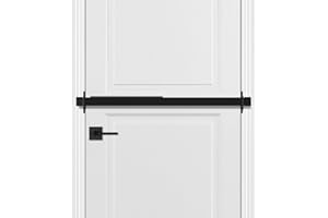 Door Security Bar-by Doorricade-Secure The Entire Width of Your Inward Opening Front Door-Safe Room. Fits Doors 33"-36" Wide-Black Edition.