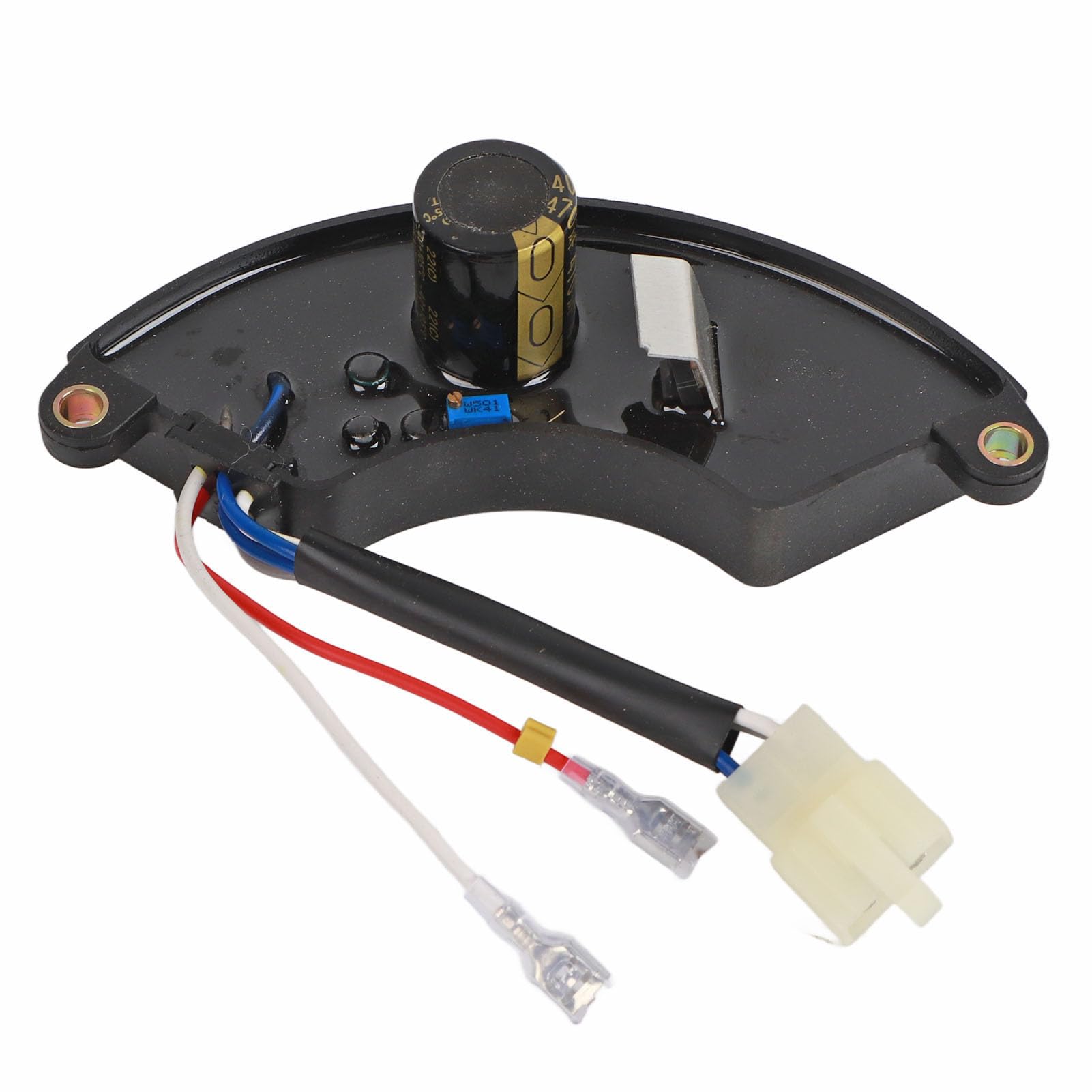 Voltage Regulator, 470μF 400V AVR Voltage Regulator Half Moon Spare Parts Electronic Components for 5KW