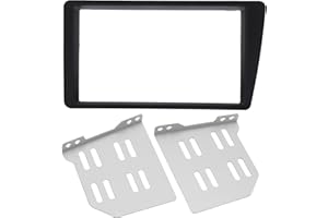 Double DIN Radio Dash Kit, 2Din Radio Stereo Fascia Dash Frame Trim Replacement for LHD 2001-2005