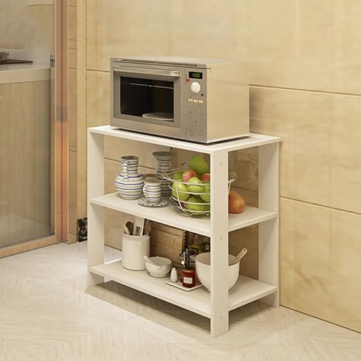 Chen Dos capas Estante de madera de la cocina Almacenaje del ...