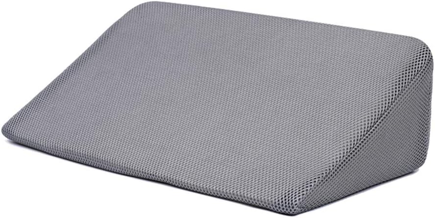 JFJL Bed Wedge Pillow With Removable Cover,Wedge Pillow Body Position Wedges Back Positioning Elevation Pillow Case Pregnancy Bedroom Body Alignment Ankle Support Pillow Leg Bolster,Gray