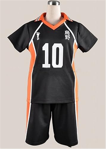 Amazon ハイキュー 烏野高校 ユニフォーム 日向翔陽 番号10 Cosplay 仮装 コスプレ衣装 女性s コスプレ 仮装 通販