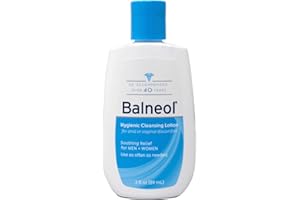 Balneol Hygienic Cleansing Lotion for Women and Men, Soothing Relief to Help With Pain Relief, Itch Relief, and Discomfort for Sensitive Areas, Made in USA, 3 oz