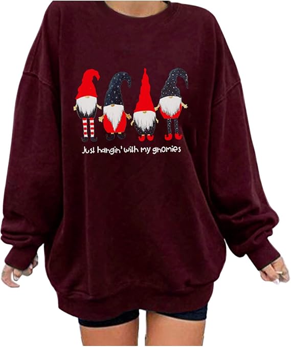 Weihnachtspullover Damen - Lustige Christmas Sweatshirts Mit Weihnachtsmotiven