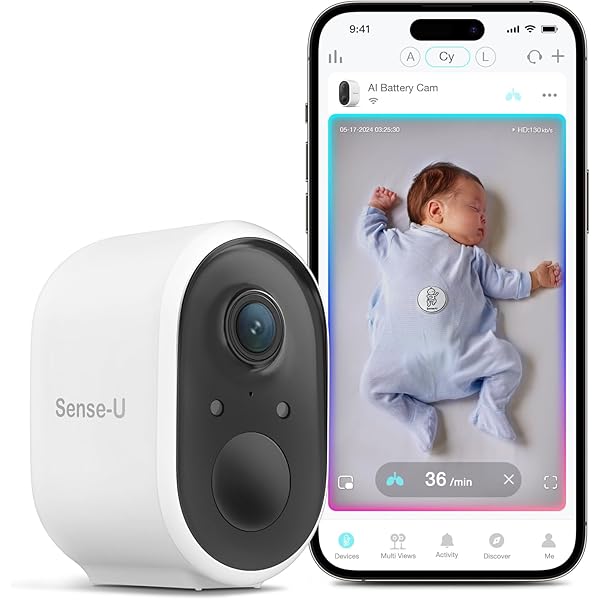 カメラSET】sense-u スマートベビーモニター3 & PTZカメラ2K