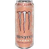 Monster Energy Ultra Peachy Keen, Sugar Free Energy Drink, 16oz