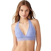 b.tempt'd Womens Inspired Eyelet Unlined Halter Bralette, 910319