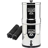 Berkey BK4X2-BB Big Berkey Stainless Steel Water Filtration System with 2 Black Filter Elements