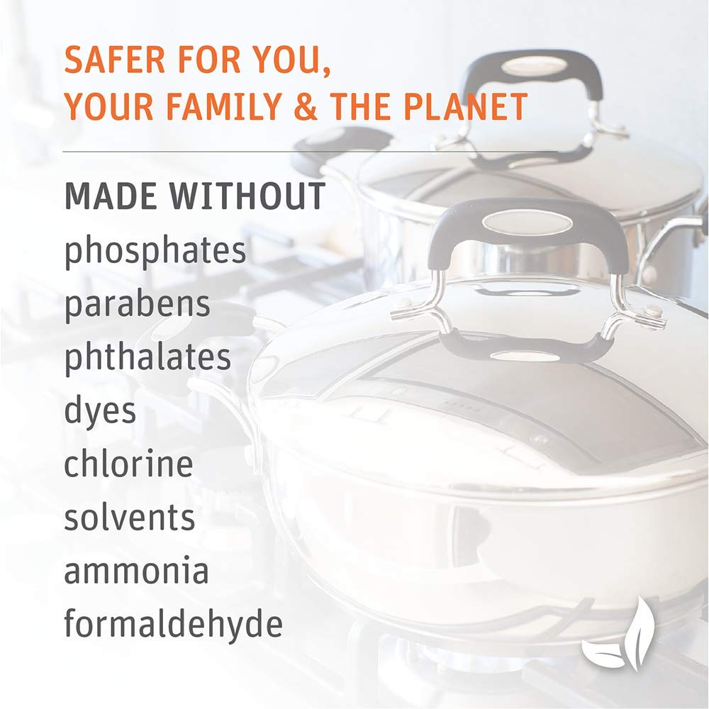 Grab Green Kitchen Power Degreaser, 16 Ounce (Pack of 3), Thyme Fig Leaf Scent, Biodegradable, Plant and Mineral Based, Cuts Through Tough Grease and Grime