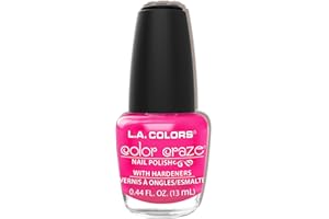 L.A. COLORS Color Craze Nail Polish, Absolute CNP516