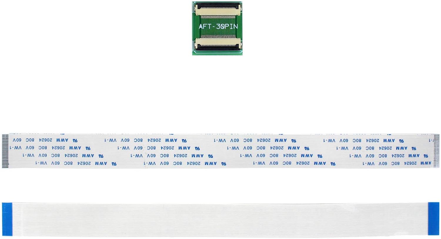 VSDISPLAY 30Pin to 30Pin ZIF 0.5mm connector adapter with extension flat cable FFC extend - Image 3