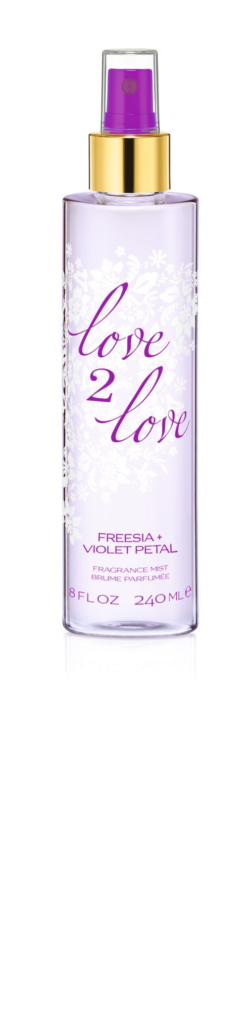 Love 2 Love Freesia Plus Violet Petals Fragrance Mist for Her, 240 ml