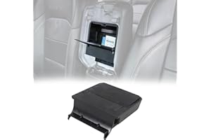 JHD-TOGO for Jeep Wrangler JL One-Touch Hidden Storage Console Box,Center Console Hidden Storage Box for 2018-2024 Jeep Wrangler JL JT 4XE Accessories 2/4-Door,Center Console Box,Black