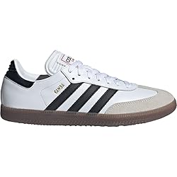 adidas Unisex-Adult Samba Indoor, White/Black/Vivid