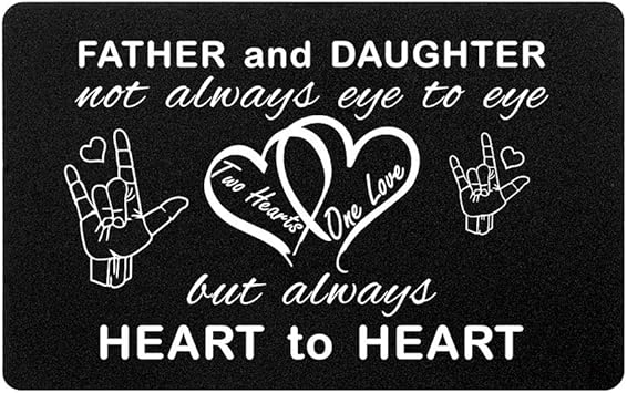 valentines card from daughter to father