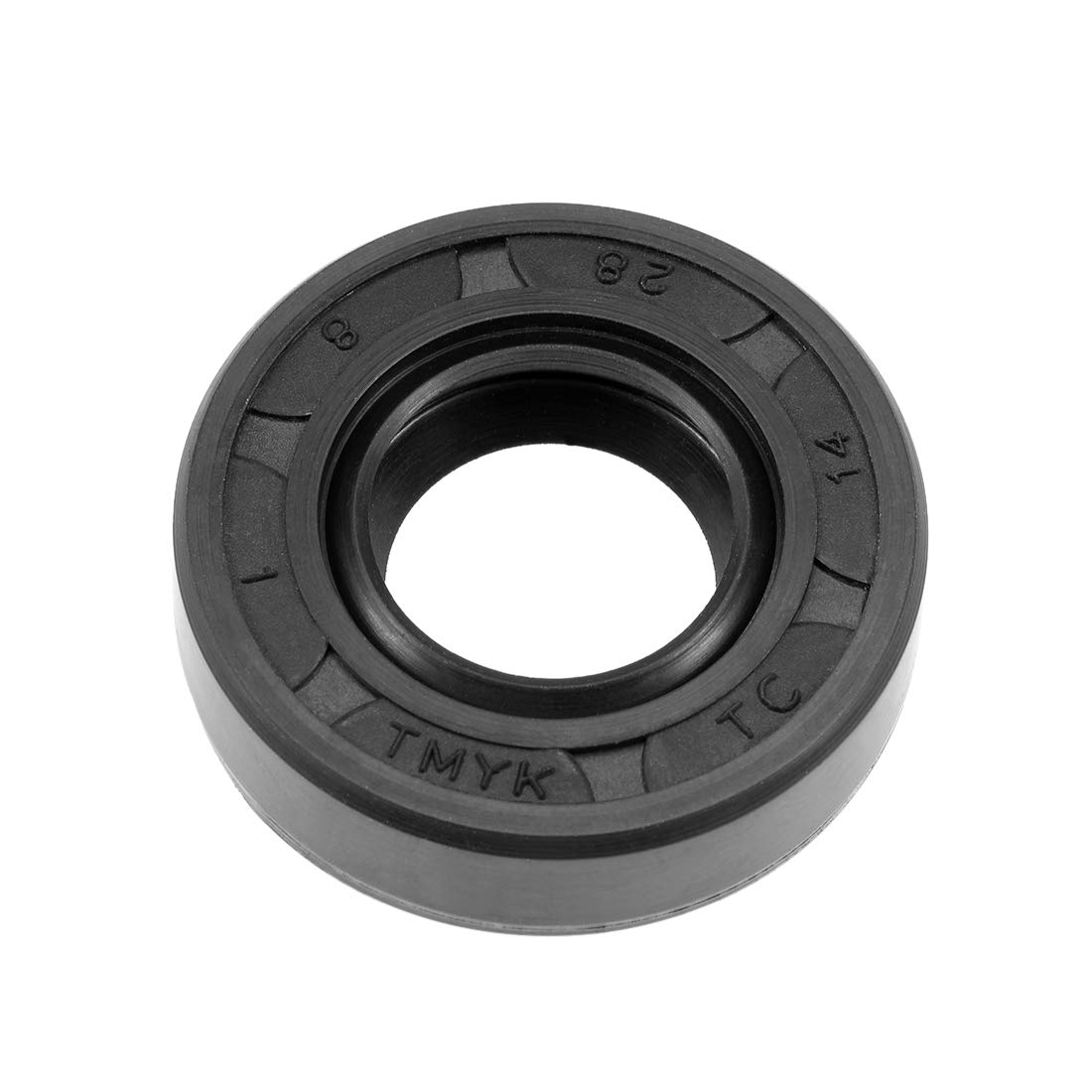 Uxcell Oil Seal, TC 14mm X 28mm X 8mm, Nitrile Rubber Cover Double Lip